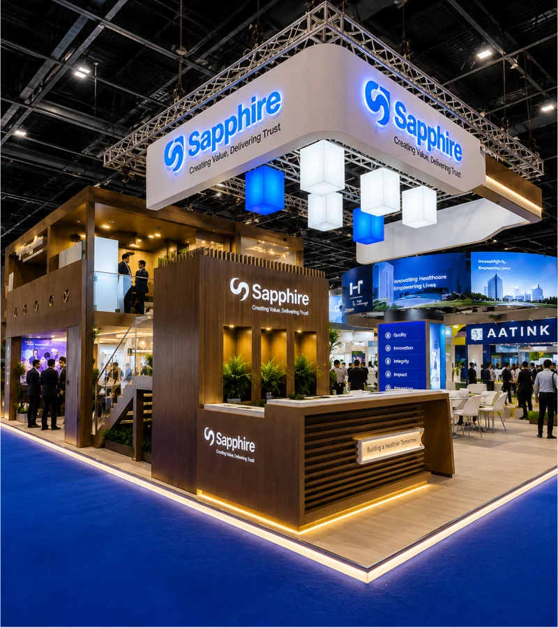 Premium custom exhibition booth concept