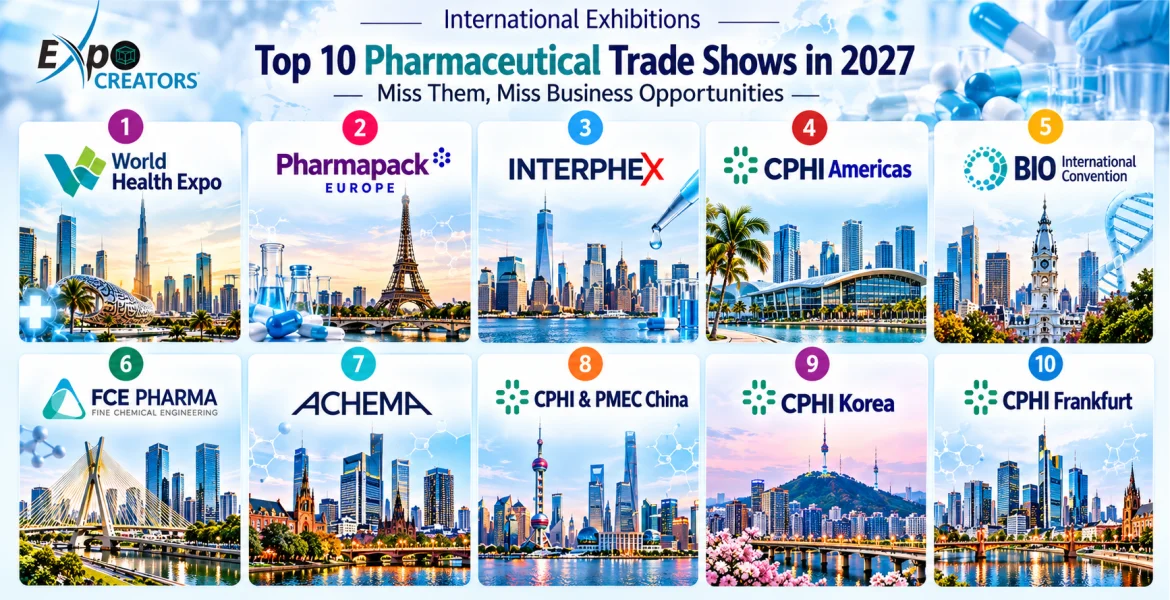 Top Pharmaceutical Exhibitions 2027 — Miss Them, Miss Business Opportunities
