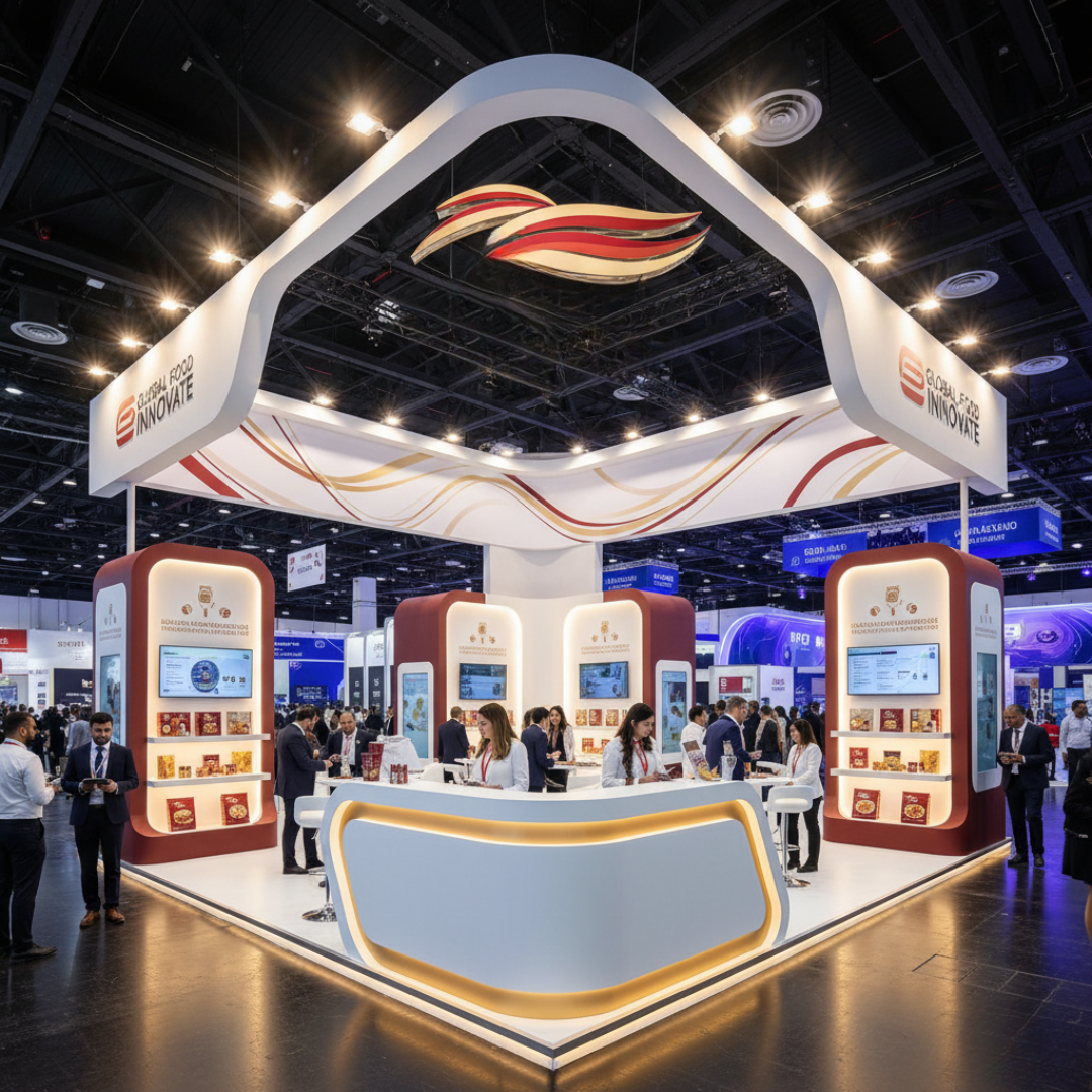 20x20 exhibition booth design