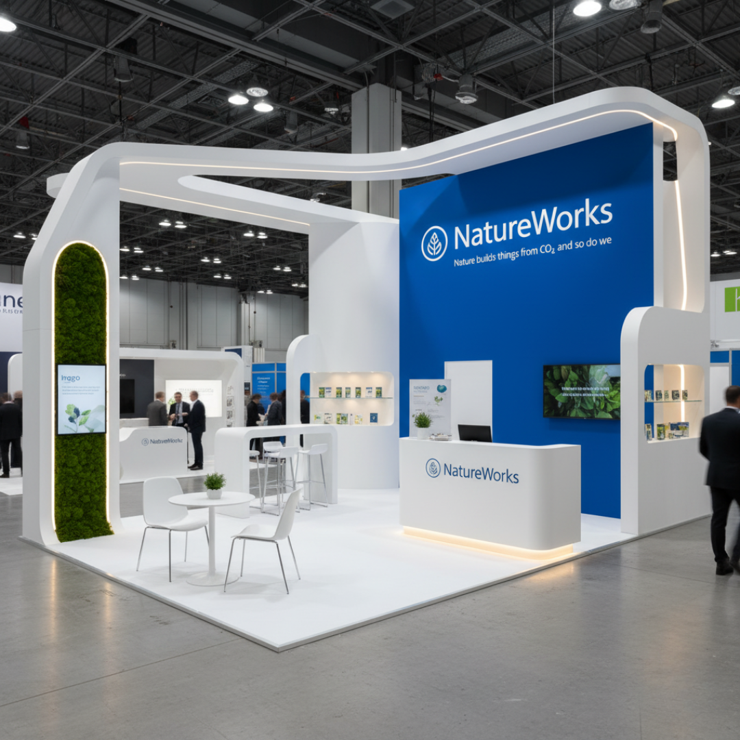 20x30 island trade show booth