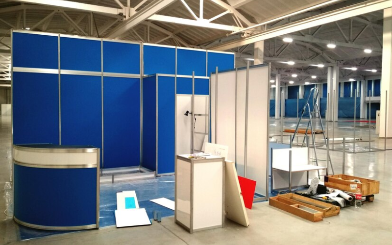 Fabrication Services by Expo Creators for Trade Show Booths, ensuring high-quality materials and precision-built booths for turnkey trade show solutions.