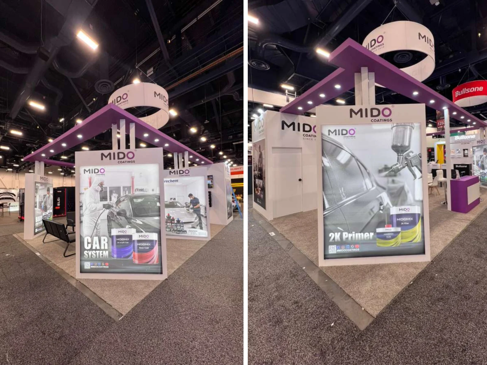 MIDO exhibition booth at SEMA Show 2025, Las Vegas, USA