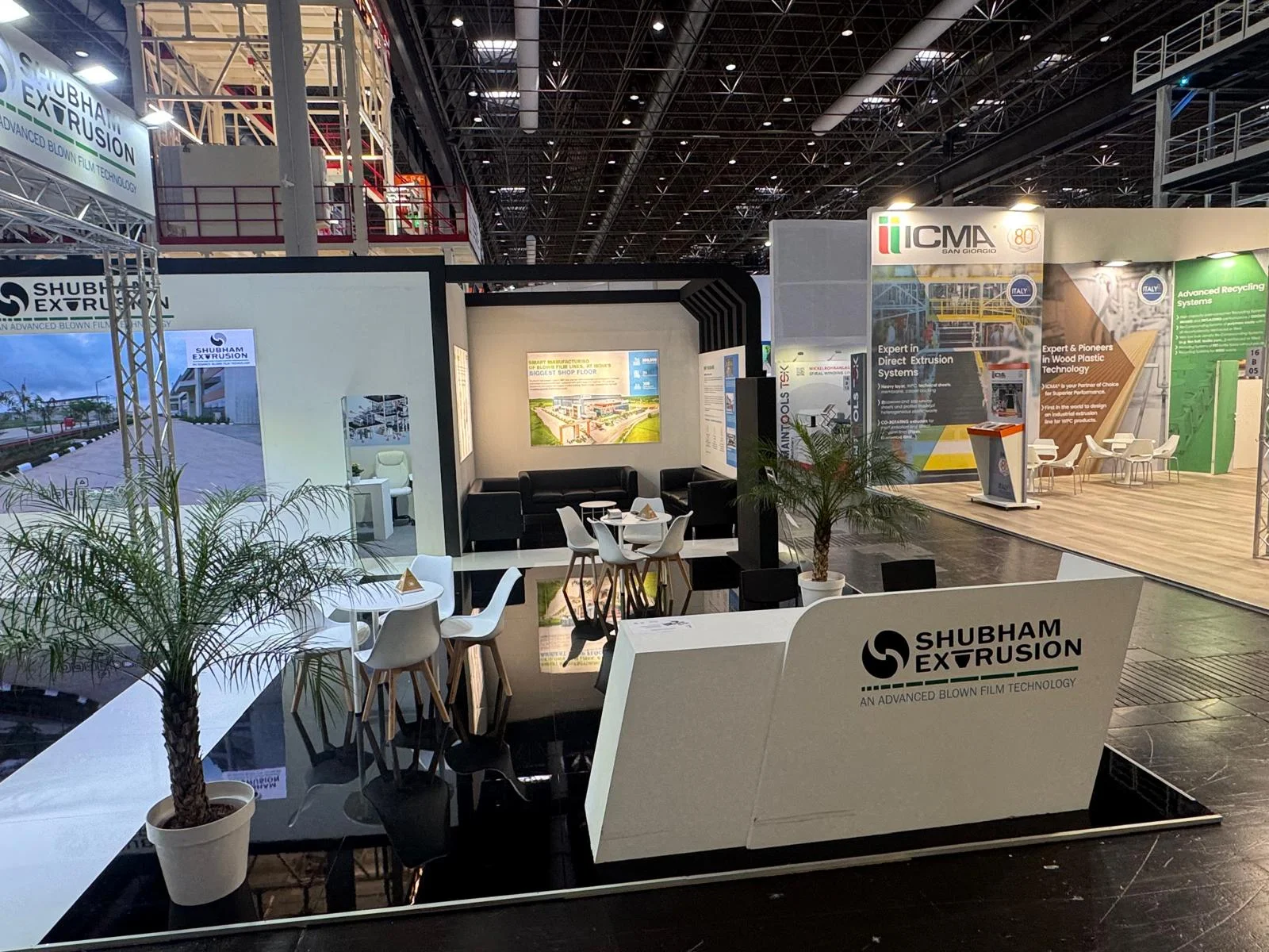 Shubham Extrusion exhibition booth at K Show 2025, Düsseldorf, Germany