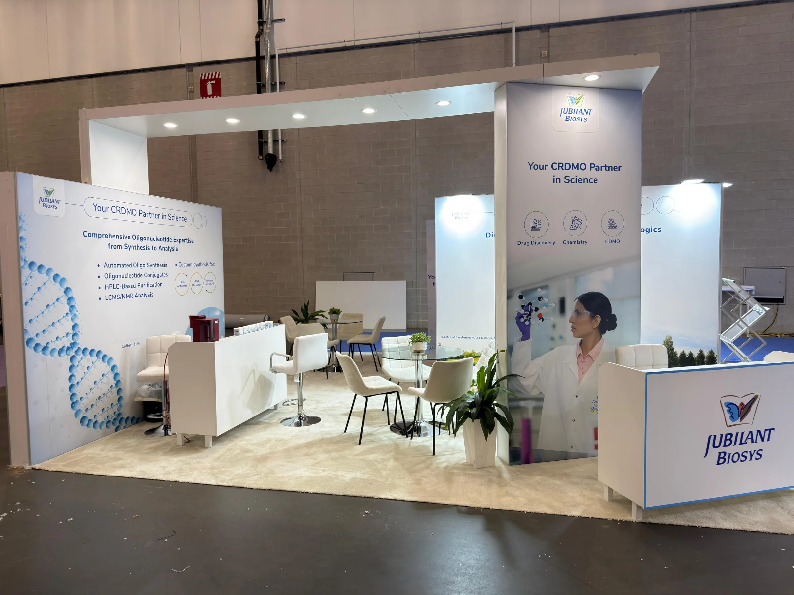 Jubilant Biosys exhibition booth at BIO International Convention, Boston, USA