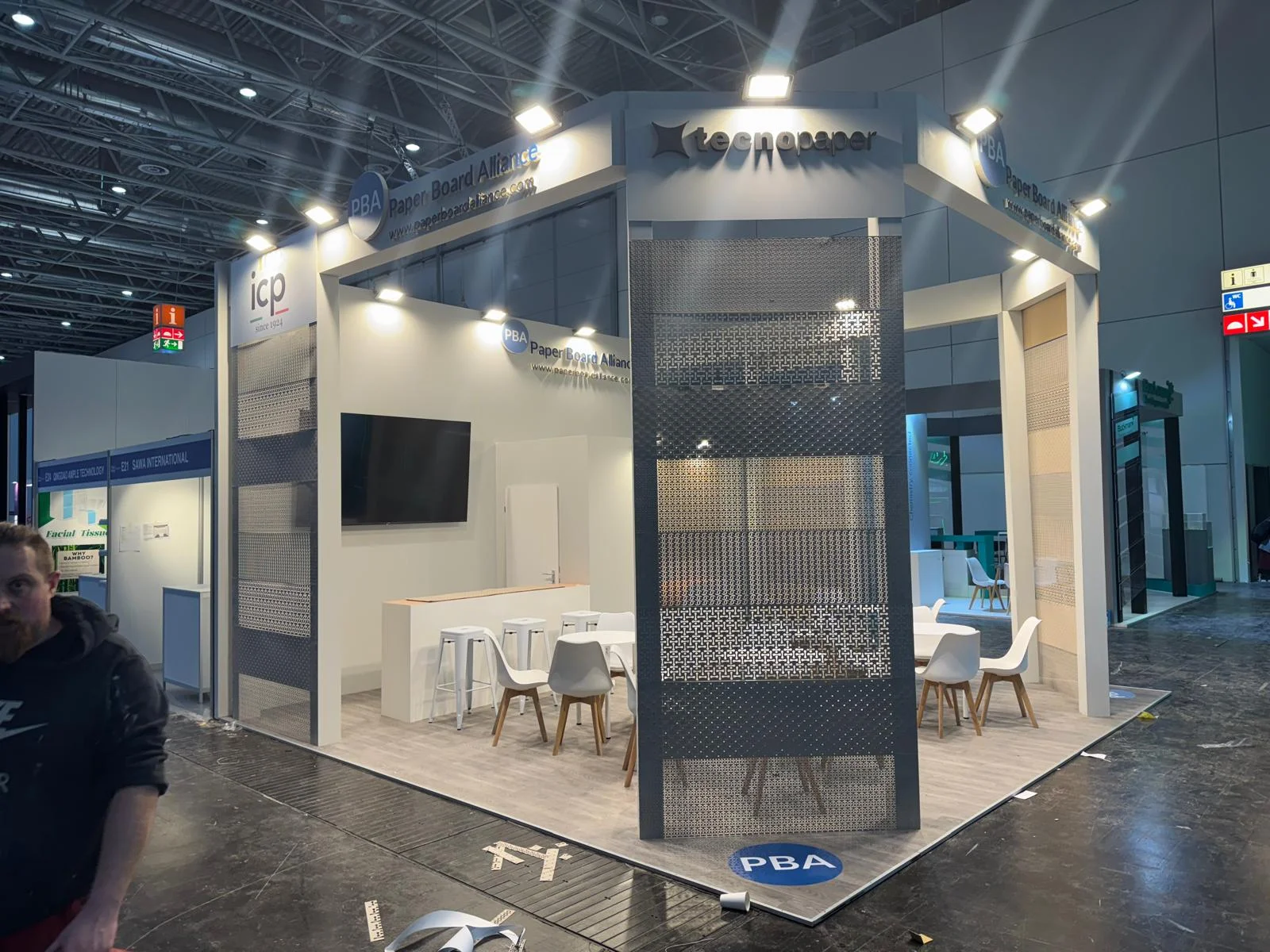 Paper Board Alliance exhibition booth at Tissue World Düsseldorf 2025, Germany