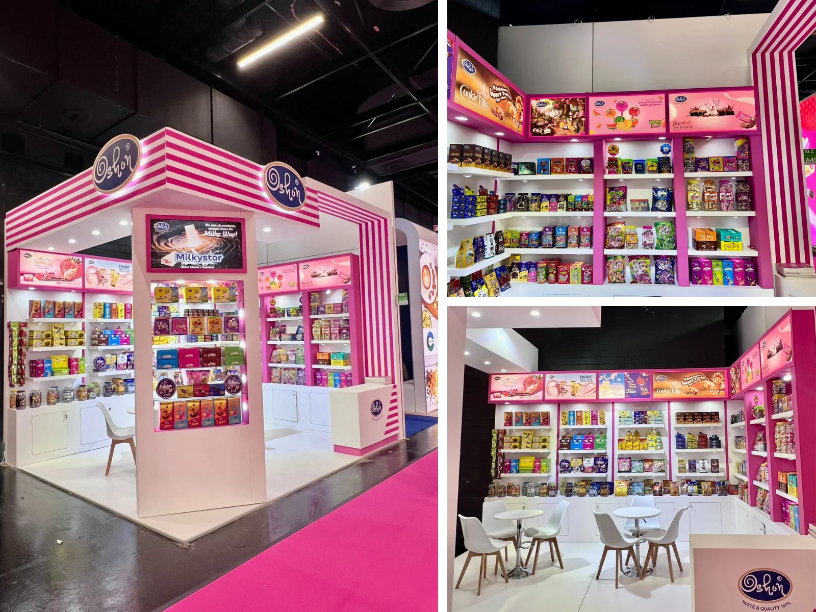 Oshon exhibition stand at ISM Cologne 2025, Germany