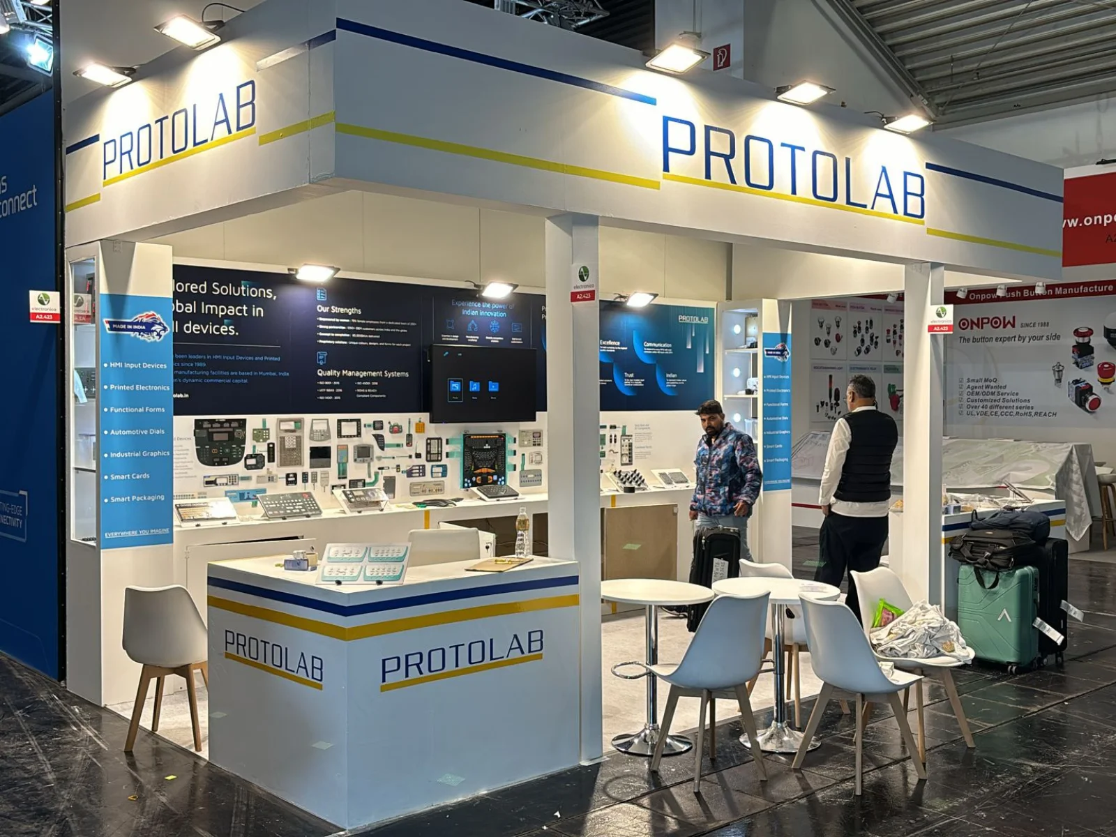 Protolab exhibition booth at Electronica 2024, Munich, Germany