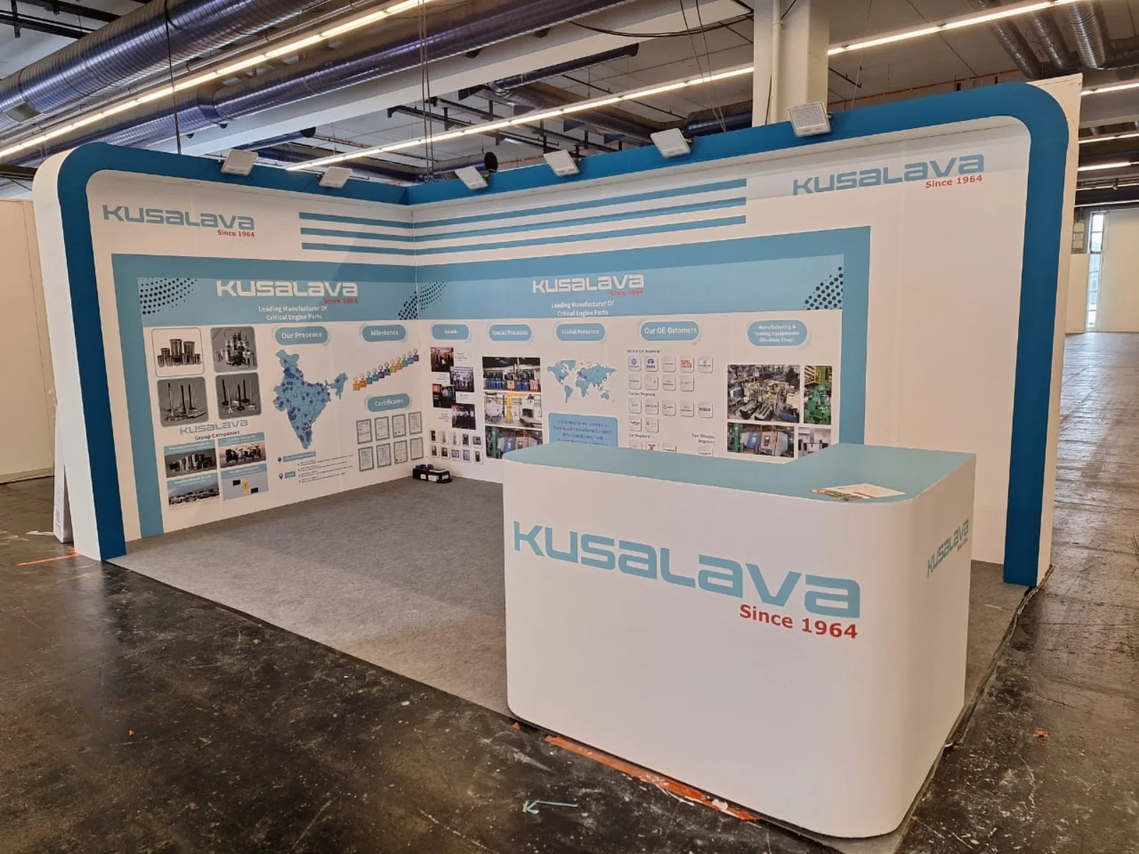 Kusalava exhibition booth at Automechanika 2024, Frankfurt, Germany