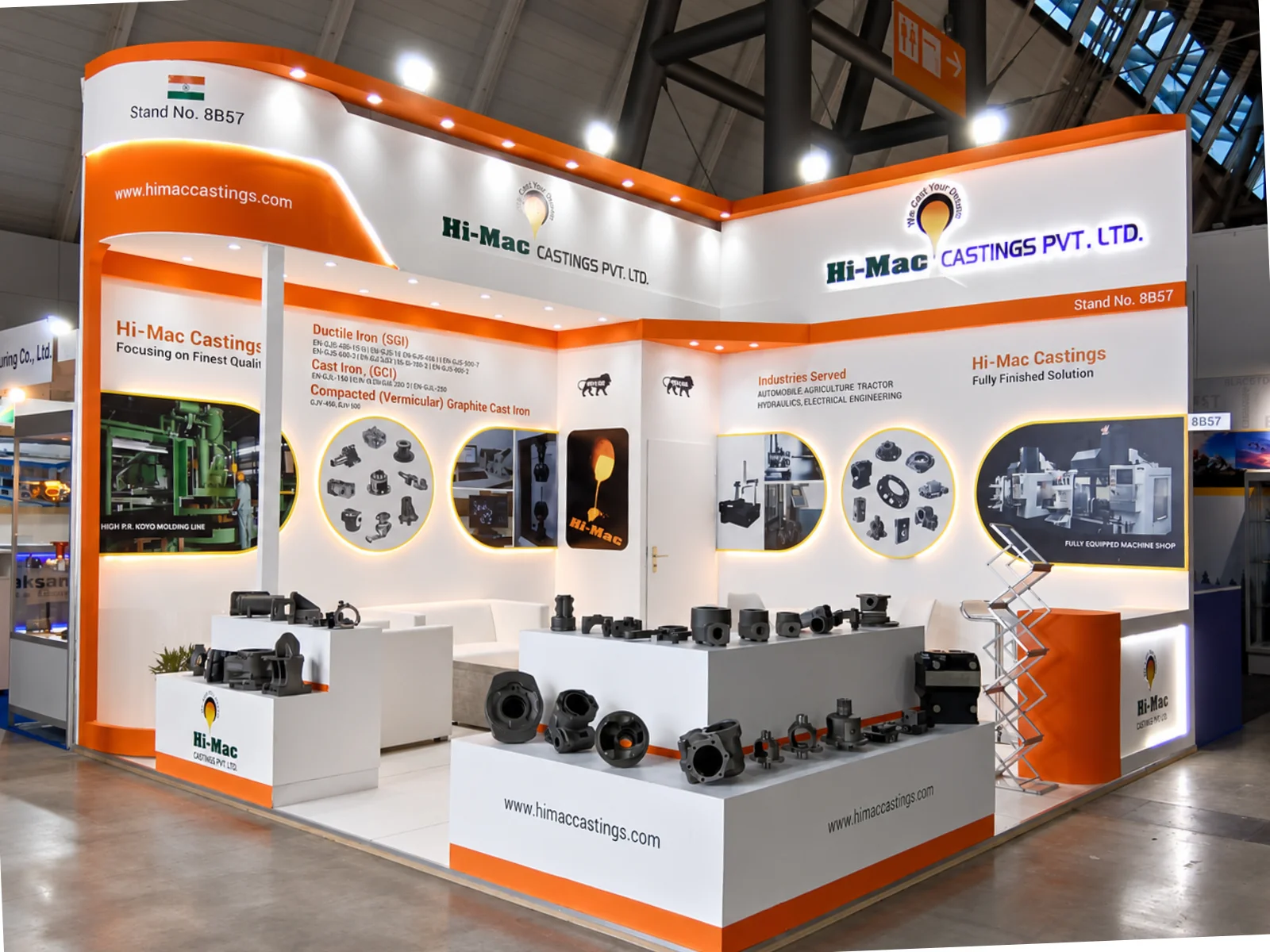 CastForge Stand Builder Messe Stuttgart Germany