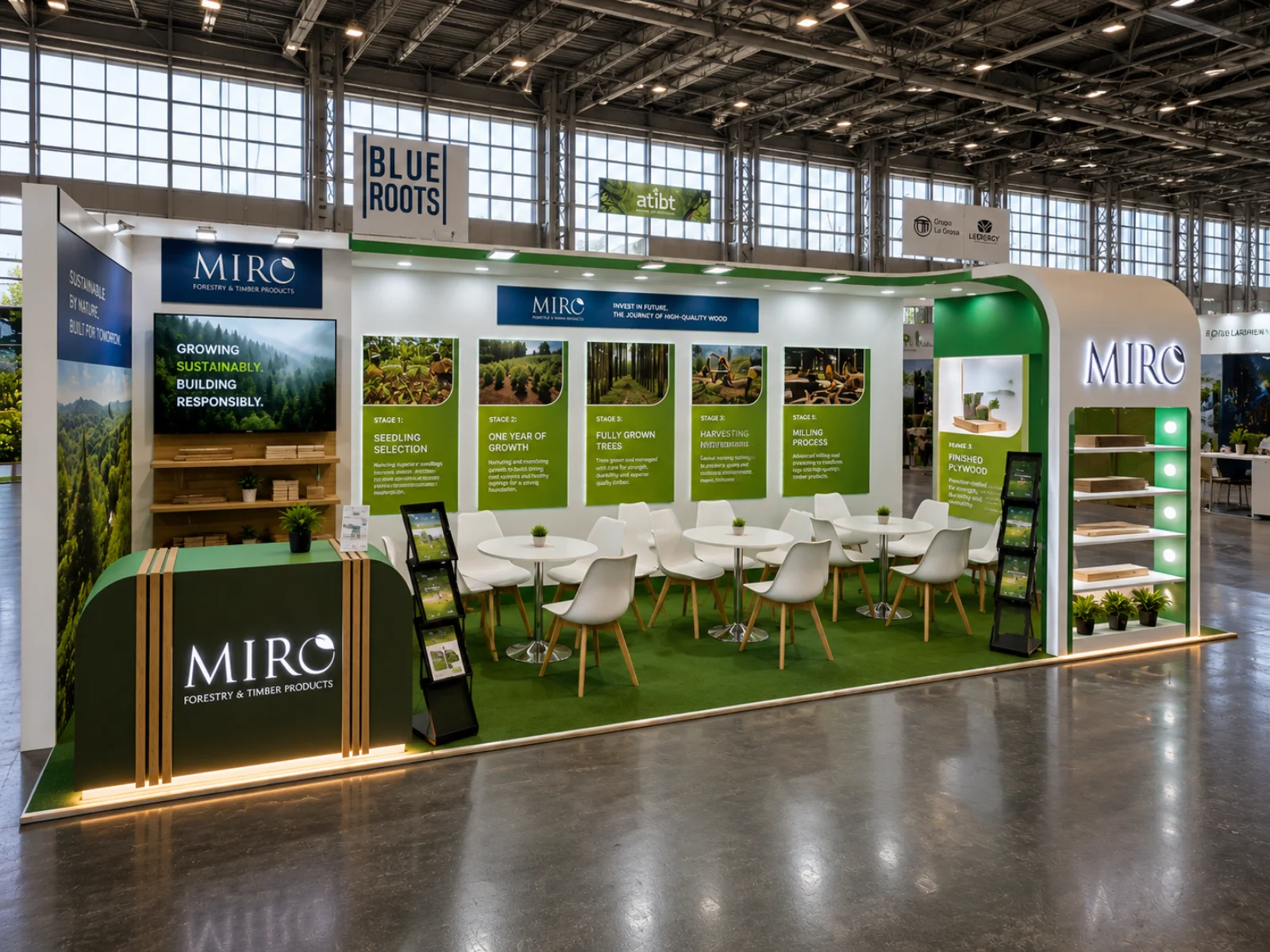 Carrefour Booth Design International Bois 2026 Nantes, France
