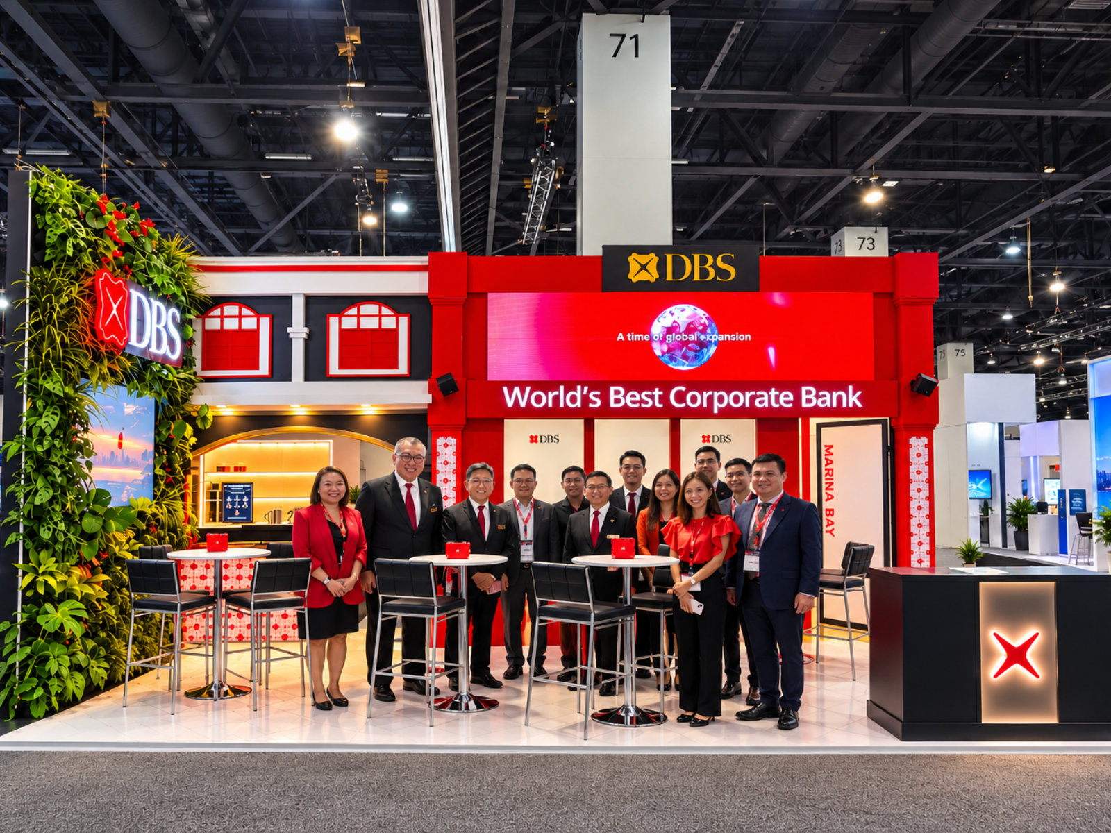 Sibos exhibition booth builder Miami