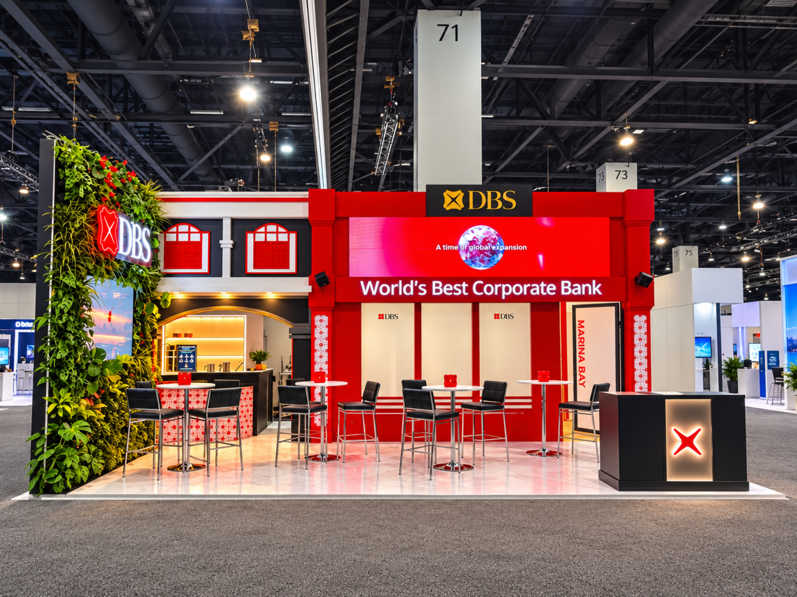 Sibos exhibition booth builder Miami