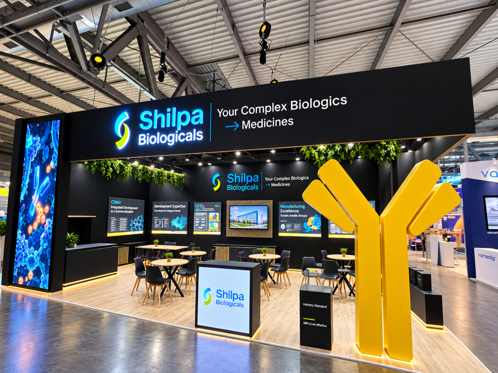 Exhibition Stand at CPHI Spain Barcelona